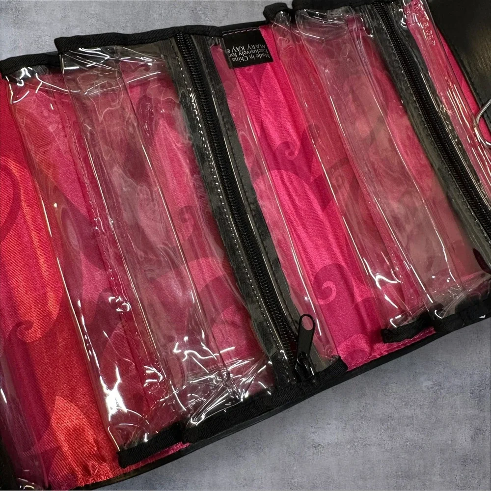 Mary Kay Roll Up Hanging Cosmetic/Toiletries Travel Bag with 4 Removable Pouches